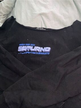 Saturno World Tour 2023 Black Crewneck Sweatshirt